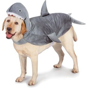 Casual Canine Casual Canine Shark Costume for Dogs, 16" Medium Black in Kuwait