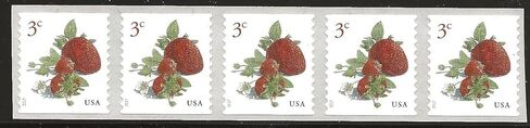 Strawberries 2017 3-Cent (Roll of 100) Denominated Mail-use Additional Postage Stamps in Kuwait
