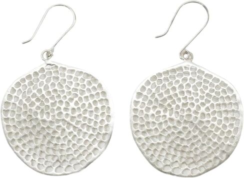 INK+ALLOY Women's Gretchen Brass Large Circle with Holes Drop Boho Statement Earrings Handmade Jewelry for the Modern Bohemian, 2.5-Inch (Gold) in Saudi Arabia