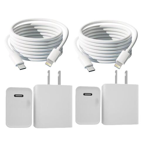 USB C إلى Cable Lightning MFI Certified 2 Pack 10ft 27W الشحن السريع و 480 ميجا بت في الثانية نقل البيانات TPE متين متوافق مع iPad/iPhone 14/13/12/11 Pro/Max/XR/XS والمزيد in Kuwait