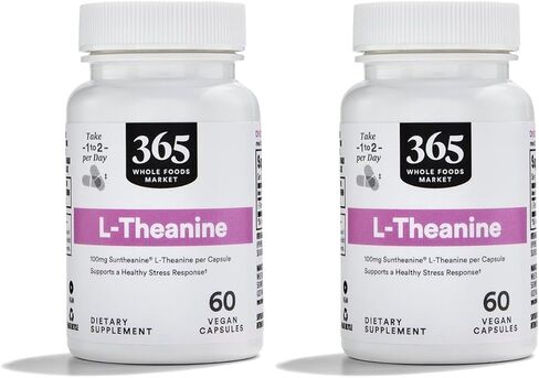 Whole Foods Market, L-Theanine 100mg, 60 ct in Kuwait