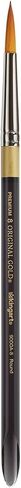 KINGART Premium Original Gold 9000A-4 Round Series Artist Brush, Golden Taklon Synthetic Hair, Short Acrylic Handle, for Acrylic, Watercolor, Oil and Gouache Painting, Size 4 in Saudi Arabia