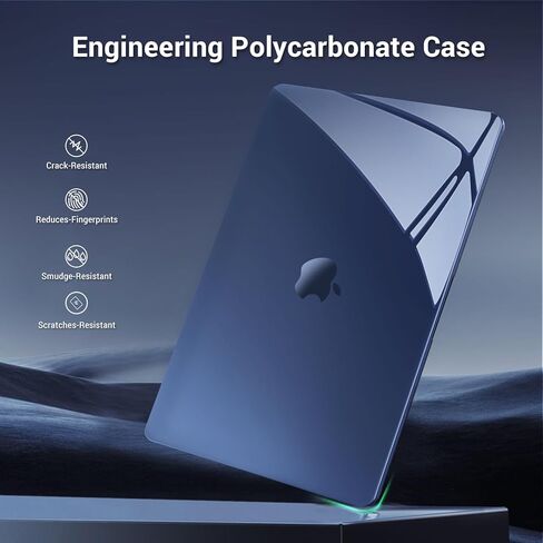 Moseso متوافق مع MacBook Pro 13 بوصة Case M2 2025 ، 2024 ، 2023-2016 A2338 M1 A2251 A2289 A2159 A1989 A1708 A1706 ، تفوق غطاء القشرة الصلبة من الجمال الطبيعي ، Clastal Clear Clear in Kuwait