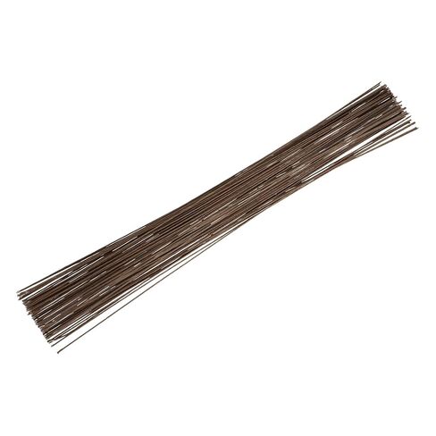 MECCANIXITY 50 Pcs 20 Gauge(1mm) Floral Stem Wire 14 Inches Green Floral Wire for DIY Artificial Florist Flower Arrangement in Kuwait