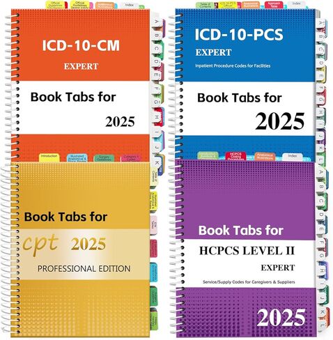 علامات تبويب الفهرس لإصدار AAPC HCPCS المستوى الثاني 2025 ، تم ترقية علامات تبويب الكتب الكاملة (كتاب غير مدرج) ، علامات تبويب مرمزة لكل فصل مع نطاقات رمز ، مغلفة ومقاومة للماء وإعادة تحديد موقعها in Kuwait