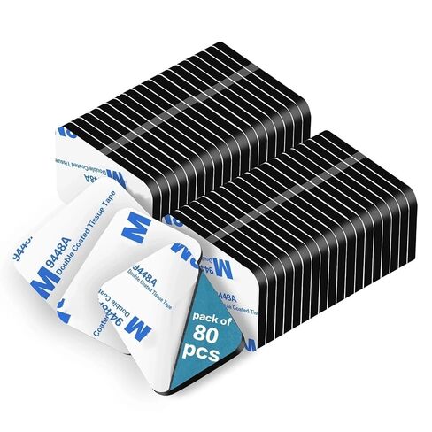 Double Sided Adhesive Foam Tape,2 Sided Mounting Tape ,double stick Removable Heavy Duty for Walls , Square (1.57" across) & Round (1.18" diameter) Pads, Waterproof Double Sided Sticky Pads in Office in Kuwait