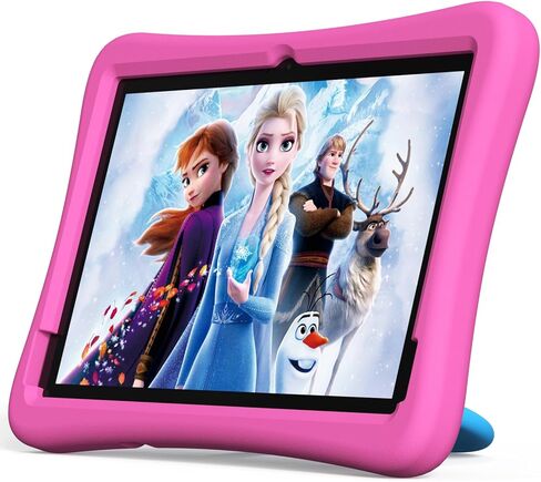 Tablet Plimpton Kids ، جهاز لوحي 10 بوصة للأطفال ، Android 13 ، مساحة الأطفال ، التحكم الوالدي ، تخزين 2GB ذاكرة الوصول العشوائي 32 جيجابايت ، شاشة HD IPS الزجاجية ، بطارية 6000 مللي أمبير في الساعة ، Eva srackproof Case ، Plimpad Kids10 (Pink) in Kuwait