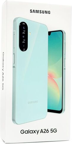 SAMSUNG Galaxy A26 5G Ai (for Tmobile Mint Tello & Global) (256GB + 8GB) Version Latina NFC Unlocked SM-A266M/DS 6.6" 120Hz 50MP Triple (Black SM-A266MZKHTPA) in Kuwait