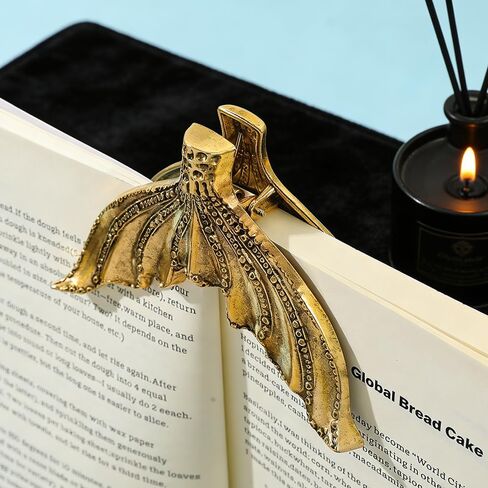 Vintage Fish Tail Book Clip - Paper Storage Clip Journal Clips to Hold Journal Open While Writing Scrapbook Kit Document Clip in Kuwait
