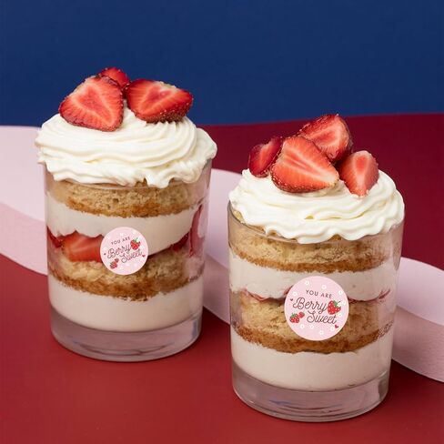 500pcs Strawberry Thanks You Therms 6 Designs Sweet Berry الكثير من الملصقات in Kuwait