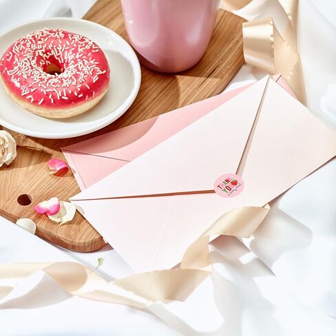 500pcs Strawberry Thanks You Therms 6 Designs Sweet Berry الكثير من الملصقات in Kuwait