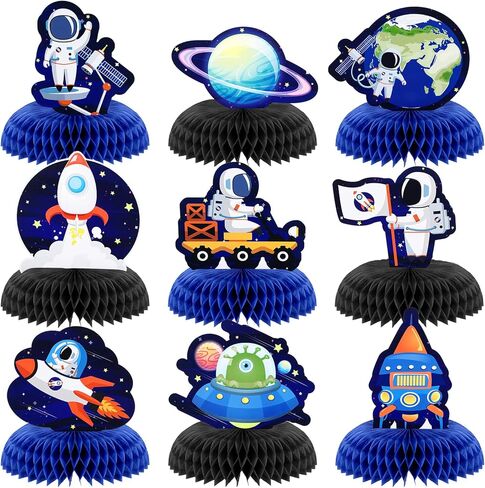 yexiya 9 PCS التاريخ الأسود شهر قرص العسل المركزي ، 3D الجانب المزدوج السوداء التاريخ الشهر ديكورات قرص العسل المركزية ، أصول أفرقة أمريكية من أصل أفريقي BHM Decor in Kuwait