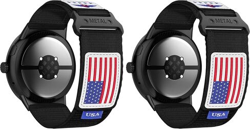 Bxuxohs نطاقات نايلون الوعرة متوافقة مع Google Pixel Watch 3 Band 45mm 41mm للنساء ، حزام Fabric Stars Starpes Flag Wristband Sport for Google Pixel Watch 3 2 1 Band in Kuwait