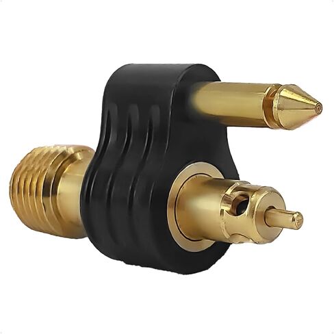 Five Oceans 1/4-Inch Brass NPT Male Fuel Line Connector 2-Prong, Compatible with All Yamaha and Original Mercury (OE) Part #: 22-13563Q7, 22-13563A7, 22-13563A6, 22-13563T7 Female Connectors - FO4408 in Kuwait
