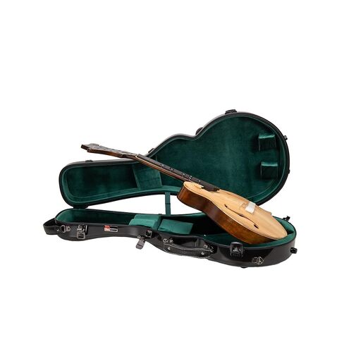 Crossrock Fiberglass Mandolin Case-Universal designed for both A and F style, with Accessory Compartment, Backpack Straps, TSA Lock-Ivory (CRF2020MAFIV) in Saudi Arabia