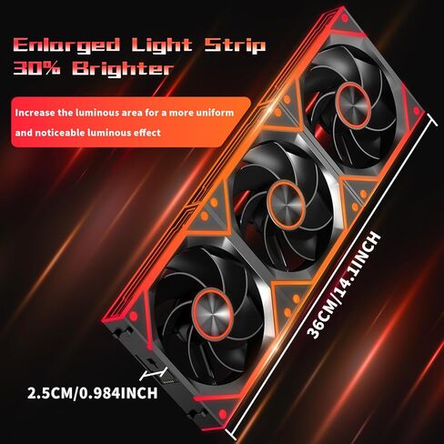 Daisy Chain Case Fan:5 Pack 120mm PC RGB Fans Computer Case Fans, 5V 3-PIN Connector Daisy Chain PWM Cooling Fan,Forward Fan in Kuwait