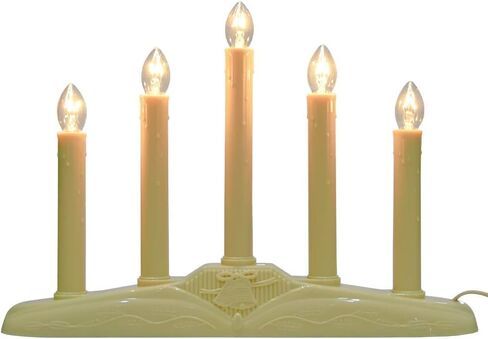 3 شموع شموع كهربائية عتيقة خفيفة، مصابيح شموع نافذة عيد الميلاد، قواعد عاجية مع 4 مصابيح C7 (2 احتياطية) لعطلة زينة عيد الميلاد المنزلية in Kuwait