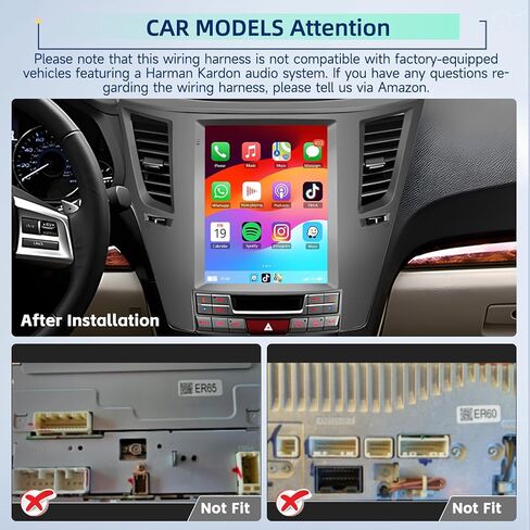 8 Core 4+64G Inefala لـ Subaru Legacy Outback 2010-2014 Android Car Radio Stereo مع Carplay Android Auto ، 9.7 "شاشة تعمل باللمس مع GPS WiFi BT5.0 in Saudi Arabia
