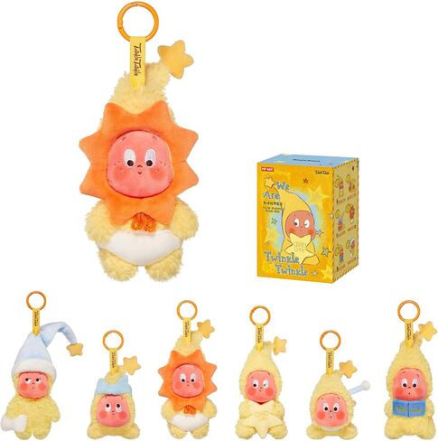 Pop Mart Twinkle Series-Plush Prendant Plendant Box Action Figure ، تصميم عشوائي ، طبعة سرية محتملة in Kuwait