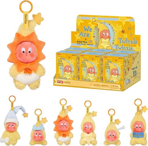 POP MART Twinkle Twinkle Series-Plush Pendant Blind Box Action Figure, Random Design, Potential Secret Edition in Kuwait