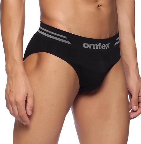 ملابس داخلية رياضية للرجال بدون خياطة على شكل حرف V قابلة للتمدد مع جيب على شكل كأس، مثالية للتمرين والرياضة ملابس داخلية سريعة الجفاف ماصة للرطوبة أبيض - متوسط in Kuwait