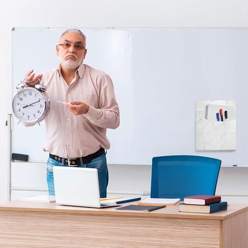 2 Pcs Magnetic File Folder Holder Wall Refrigerator Organizer Office Supplies Magnetic Paper Holder Storage for Document Mail Magazine Letters Notebooks Organization in Kuwait