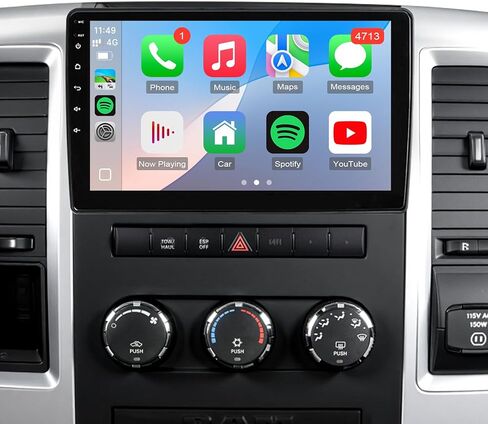 راديو ستيريو للسيارة لـ Honda Civic 2001 2002 2003 2004 2005 Wireless Apple Carplay ، Android Auto ، كاميرا احتياطية ، ميكروفون ، بلوتوث ، نظام GPS in Kuwait