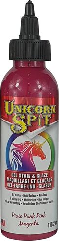 Unicorn SPiT 5770003 Gel Stain and Glaze, Phoenix Fire 4.0 FL OZ Bottle, Orange in Saudi Arabia