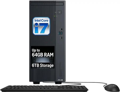 Asus Intel Nuc Kit Business Mini Desktop ، 16GB DDR4 RAM ، 2TB HDD ، Intel Celeron Processor ، Wi-Fi Ready ، Bluetooth ، RJ45 ، Dual HDMI ، 4K UHD ، SD Card Reader ، USB 3.0 ، Windows 11 Pro Pro in Kuwait