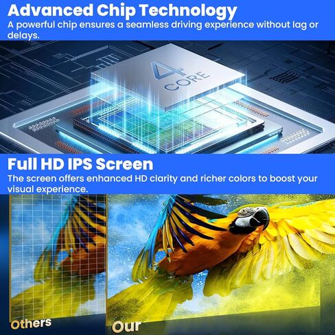 Car Radio for Toyota Matrix 2009-2014 Head Unit with Wireless Carplay&Android Auto, 4+64GB Android 13 IPS HD Car Stereo Support Bluetooth Voice Control WiFi GPS Navigation DSP FM SWC in Kuwait