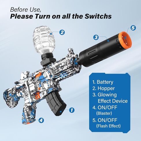 2 حزمة رشاشات ، أدوات ألعاب كهربائية تلقائية ، 50000+ ، 10 روبية في الثواني ، 600 قادوس ، لعبة أنشطة ألعاب الفريق في الهواء الطلق ، بطاريتين قابلة لإعادة الشحن ، تتراوح أعمارهم بين 12 عامًا. in Kuwait