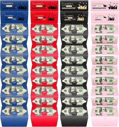 ysmile 2025 Graduation Cash Envelope Box Money Holder with Greeting Card, Designed for High School College Grad Congrat in Kuwait