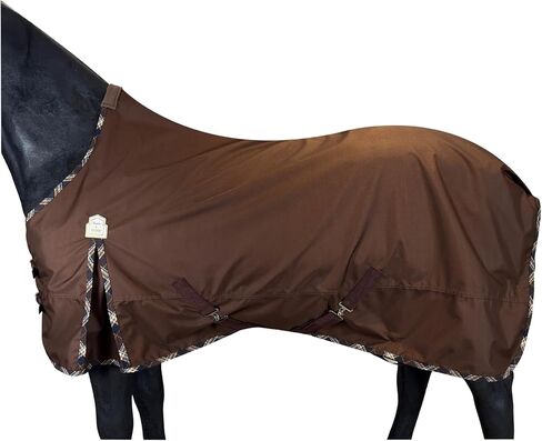 BARN & STABLE 600D Horse Turnout Blankets Sheet for Horse Waterproof 3000 and Breathable 3000 Turnout Rain Sheet Blanket No Fill with Leg Straps in Kuwait