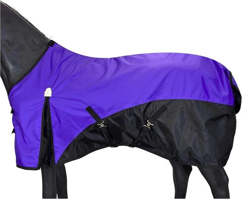 BARN & STABLE 600D Horse Turnout Blankets Sheet for Horse Waterproof 3000 and Breathable 3000 Turnout Rain Sheet Blanket No Fill with Leg Straps in Kuwait