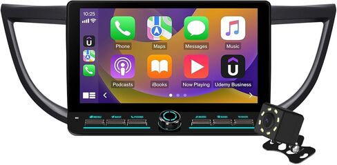 2+32G Android 13 Double Din Car Stereo for Honda CR-V 2012-2016 with 10.1 Inch Touchscreen Radio Built-in Wireless Carplay/Android Auto/GPS/Bluetooth/FM/AUX-in/Steering Wheel Controls/Backup Camera in Kuwait