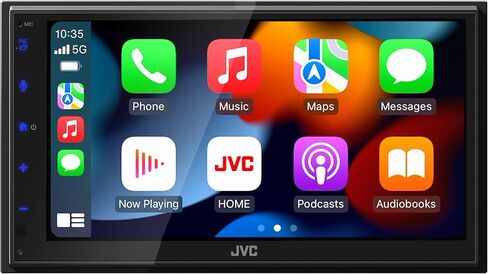 JVC KW-M695BW 6.8" Capacitive Touchscreen Car Stereo – Wireless Apple CarPlay & Android Auto, Bluetooth, iDatalink Maestro, SiriusXM Ready in Kuwait