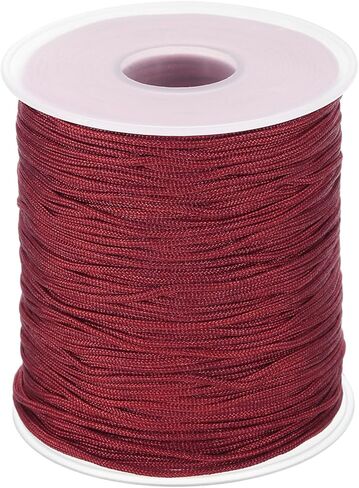 uxcell Braided Lift Shade Cord, 1.5mm 164 Yards Roman Shades Cord Braided Nylon Cord String Necklace Bracelet String Cord for Roman Blind Shade Rollers DIY Craft, Lake Blue in Saudi Arabia