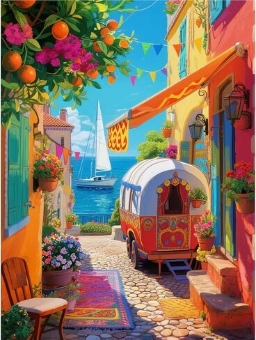 الطلاء بالأرقام للبالغين المبتدئين، مجموعة الطلاء بالأرقام من الأكريليك للهالوين على القماش، بدون إطار، لوحة الهالوين DIY حسب الأرقام، لوحة زيتية من الأكريليك لديكور الحائط المنزلي مقاس 16 × 20 بوصة in Kuwait