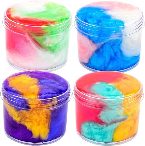 6 Pack Galaxy Slime Egg Set, Vibrant Cosmic-Themed Party Favors, Easter Slime Kit for Girls Boys,Sensory Toys for Kids, Birthday Goodie Bag Fillers, and Classroom Rewards, Stretchy and Mess-Free in Saudi Arabia