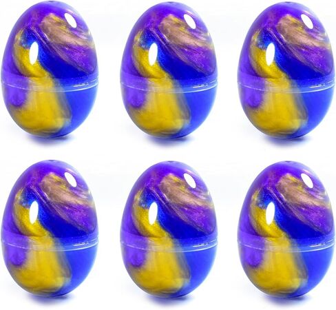 6 Pack Galaxy Slime Egg Set, Vibrant Cosmic-Themed Party Favors, Easter Slime Kit for Girls Boys,Sensory Toys for Kids, Birthday Goodie Bag Fillers, and Classroom Rewards, Stretchy and Mess-Free in Kuwait