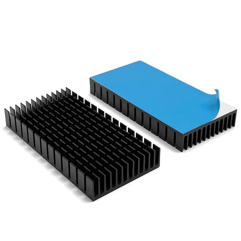 20pcs 9mm Mini Heatsink Kit, Includes 3M 8810 Thermal Conductive Adhesive Tape, Cooler Heat Sink for Cooling VRM Stepper Driver MOSFET VRam VRM Stepper Driver MOSFET VRam Regulators (9mmx9mmx5mm) in Kuwait
