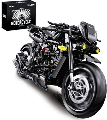 1:8 Motorcycle Building Blocks Toy Kit, 623PCS, for Adults and Motorcycle Enthusiasts, Collectible Building Toy for 6+ Year Old Birthday Gifts,Build A Model Motorcycle in Saudi Arabia