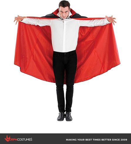 Fun Shack Adult Vampire Cape Women Red And Black Cape Adult Halloween Costumes For Women Mens Unisex Cloak Accessories in Kuwait