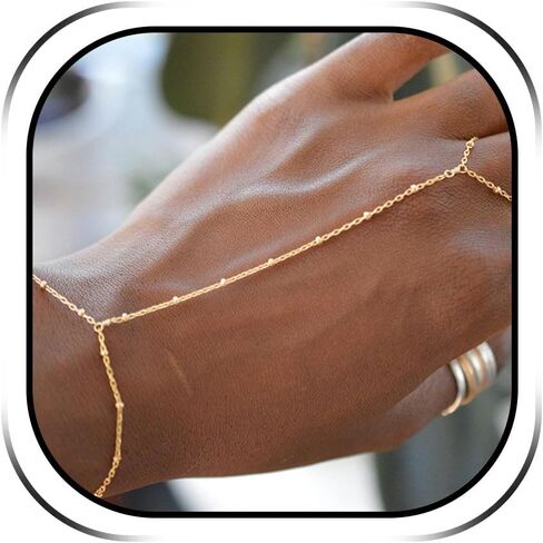 Harry and Henry Leather Cuff Bracelet for Women Black Leather Wrap Bracelet Studded Boho Cuff Bracelets Handmade Splicing Bangle Bracelet Double Strand Leather Bracelet for Men(Black) in Kuwait
