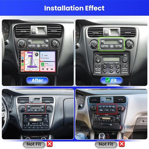 4GB 64GB Stereo for Honda Accord 6th 1998 1999 2000 2001 2002 2003 Carplay Radio 8 Corer Android 13 Camera Backup Camera 9 inch touchscreen GPS DSP 59UI in Saudi Arabia