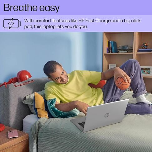 HP 17.3" Laptop, Intel i5-1135G7 Processor, 64GB RAM, 1TB SSD, IPS Full HD Display, HDMI, USB-Type C, Intel Iris Xe Graphics, Windows 11 Home, Silver in Kuwait