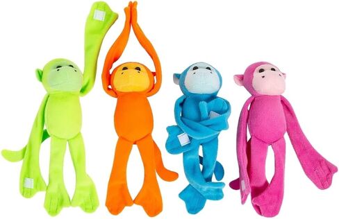 Fun Express Bright Long Arm Stuffed Monkeys - VBS Vacation Bible School Supplies/Decor - Toys - 12 Pieces in Saudi Arabia
