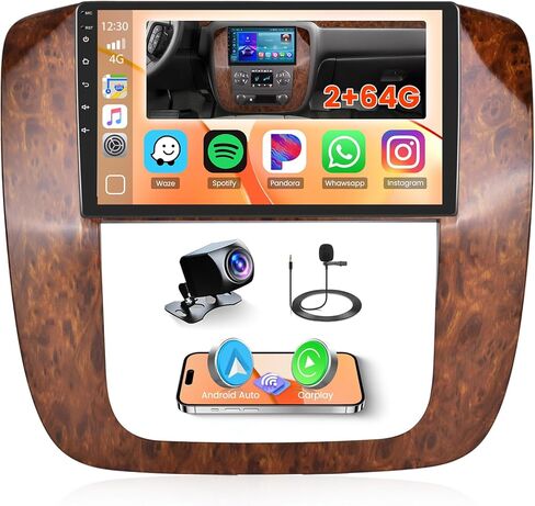 8-Core 4+64G Android 13 Car Stereo for Chevrolet Chevy Aveo Sonic 2011-2016 Upgrade Radio, 9'' HD Touch Screen with Wireless CarPlay & Android Auto, AHD Backup Camera, GPS Navigation in Saudi Arabia