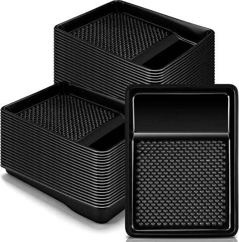 Geelin 40 Pcs Disposable Paint Tray Liner 9 Inch Heavy Duty Plastic Household Paint Pan Trays Compatible with Most 9 Inch Rollers in Saudi Arabia