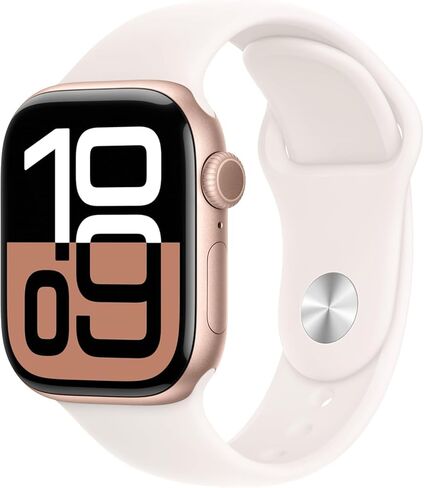 Apple Watch Series 10 [GPS + Cellular, 46mm] - Jet Black Aluminum Case with Black Sport Band, S/M (Renewed Premium) in Saudi Arabia